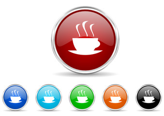  coffee icon vector set