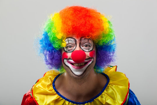 Smiling clown