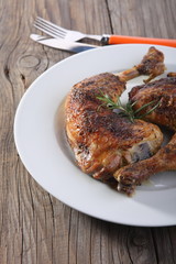 grilled chicken legs