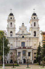 Fototapeta na wymiar Cathedral of Saint Virgin Mary, Minsk, Belarus