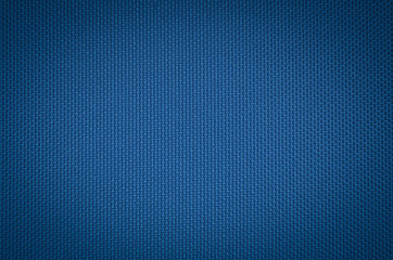 blue nylon fabric  texture background.