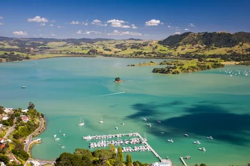 Washable wall murals New Zealand Whangaroa Harbour from St Paul Rock, North Island, New Zealand