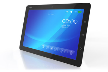 Modern tablet PC with interface