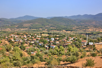 Obraz premium Mediterranean village in Bodrum, Turkey