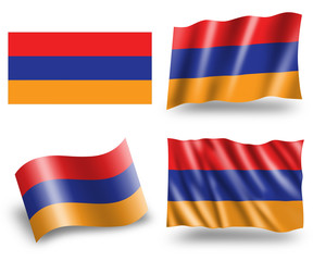 Fototapeta premium Flag of Armenia