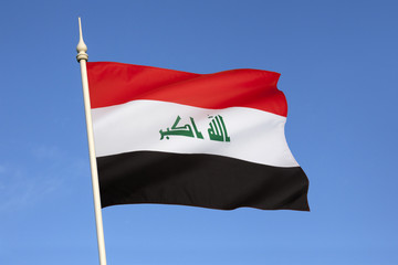 Naklejka na ściany i meble Flag of Iraq