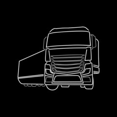 Obraz na płótnie Canvas Truck Vector