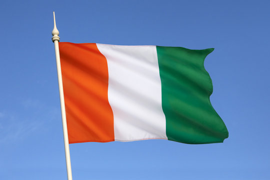 Flag of Ivory Coast - Cote d'Ivoire