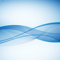 blue wave abstract background design