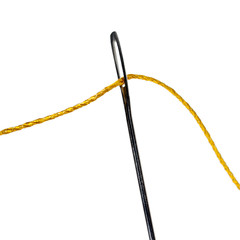 thread in needle