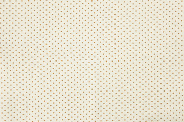 Brown dot cloth as background