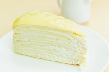 Strawberry crepe cake