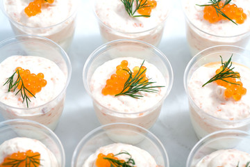 verrine oeuf de truite