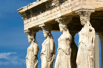 Vlies Fototapete Städte / Reisen Karyatidenskulpturen, Akropolis von Athen, Griechenland