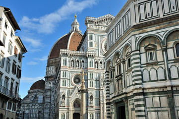 Firenze - Piazza del Duomo e Battistero