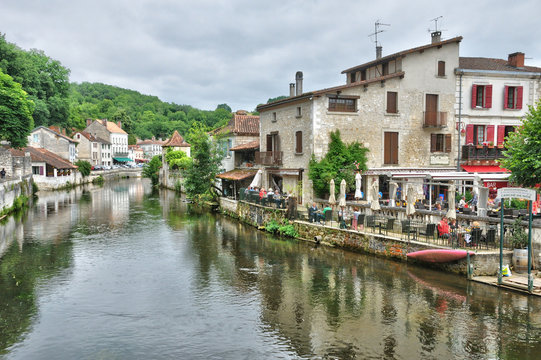 France, picturesque city of Brantome