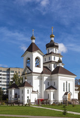 Fototapeta na wymiar Kościół Hagia Sofia w Słucku, Mińsku, Białoruś