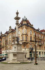 Fototapeta na wymiar plac przed kościoła Bernardynów, Lwów, Ukraina