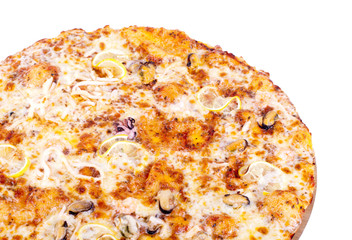 пицца с морепродуктами