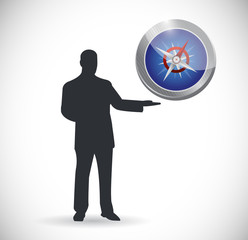 showing the final destination. illustration design