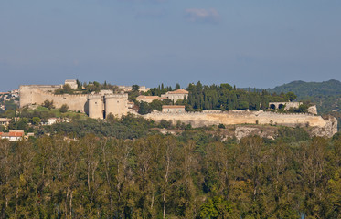 Fototapeta na wymiar Fort Saint-Andre (1380) in Villeneuve-les-Avignon, France