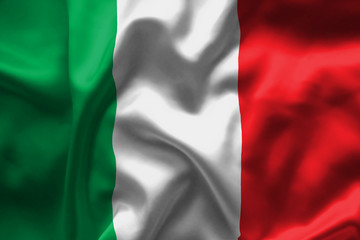 Italy flag - obrazy, fototapety, plakaty