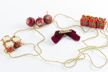 Christmas on the white background