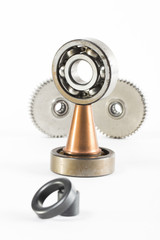 gear on the white background
