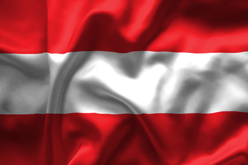 Austria flag - obrazy, fototapety, plakaty