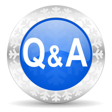 question answer christmas icon