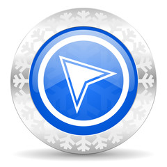 navigation christmas icon