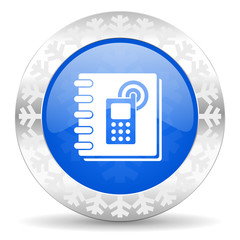 phonebook christmas icon