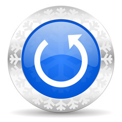rotate christmas icon