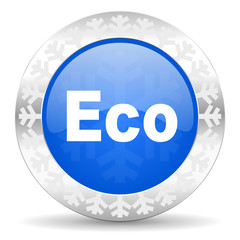 eco christmas icon