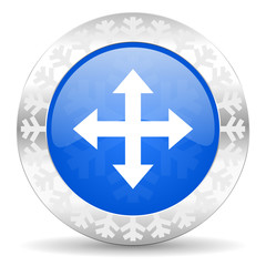 Obraz premium arrow christmas icon