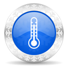 thermometer christmas icon