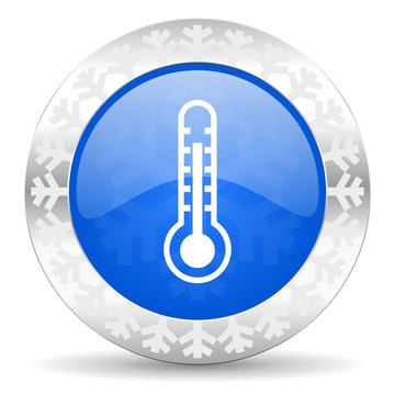 thermometer christmas icon