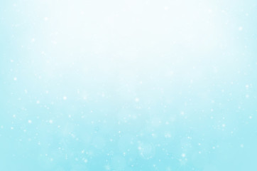 abstract colorful bokeh on blue background