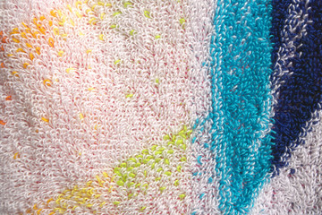 Color towel macro texture