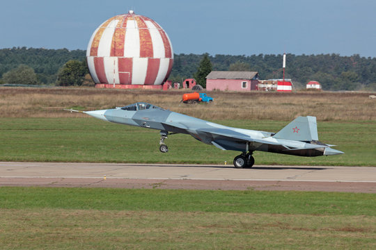 Landing modern fighter