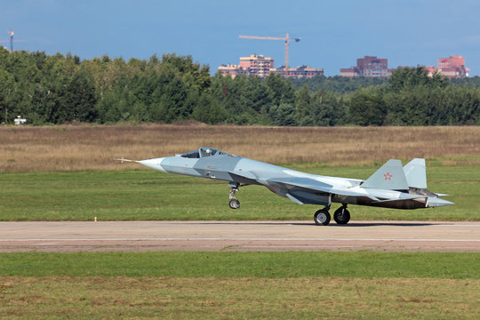 Landing modern fighter