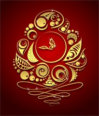 Gold clock