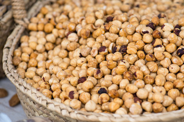 Hazelnuts On The Market