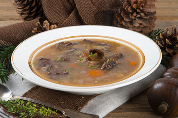 forest mushroom soup