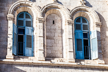 Traditional architecture in Jerusalem, Israel.