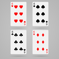 Vector six cards