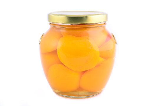 pesche sciroppate in vaso - peach halves in syrup