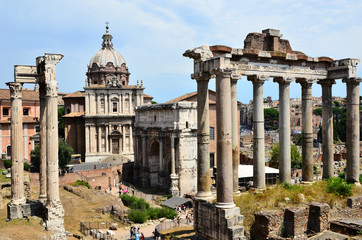 Fototapeta na wymiar forum romain