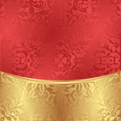 gold red vintage background