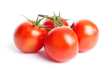 Tomato on white